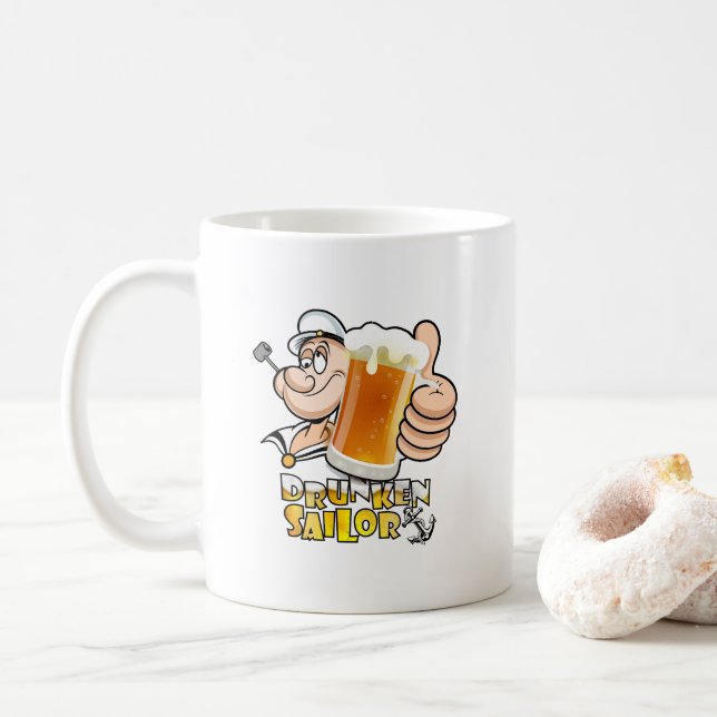 Voilier ivre | Mug classique #11 (Avec donut)
