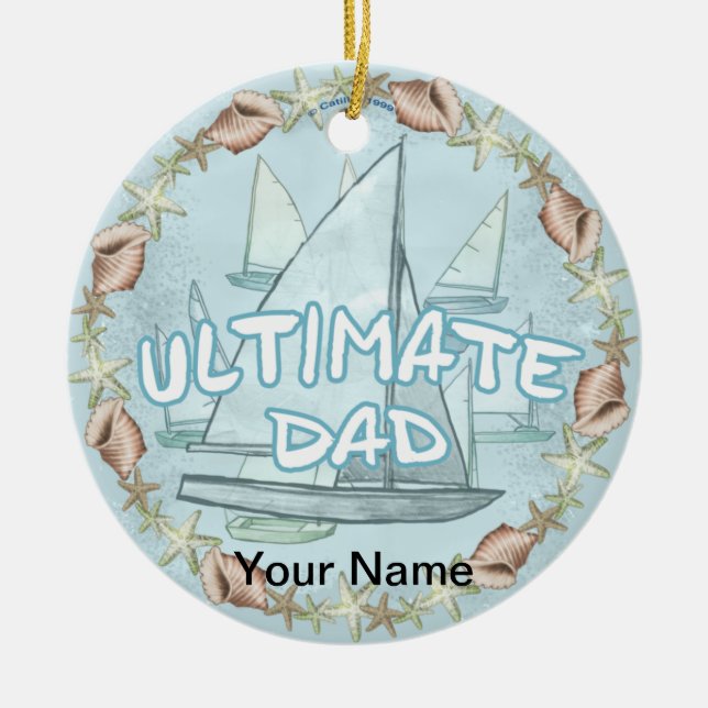 Voilier Ultimate Papa ornement (Devant)