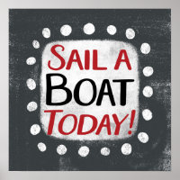 Voilier Un Bateau Aujourd'Hui Poster Wall Art