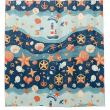 Voilier Vers Le Rideau De Douche Nautique