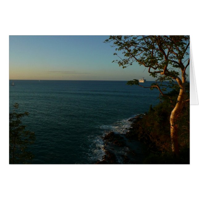 Voilier vers Sunset II Tropical Seascape (Devant horizontal)