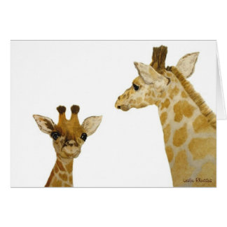 Voir des taches, carte de girafes