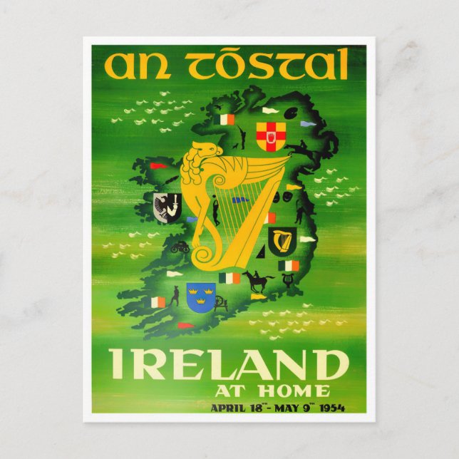 Voir Irlande premier voyage vintage Carte postale (Devant)