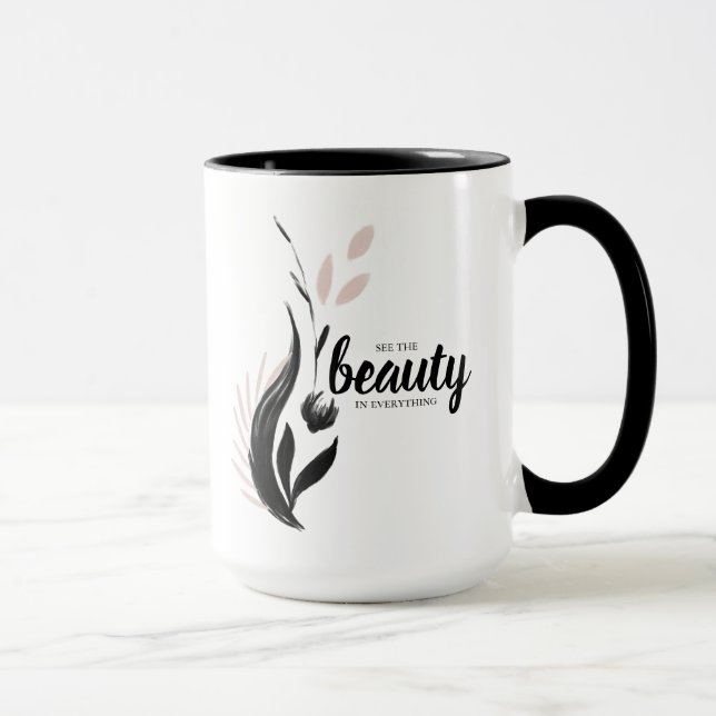 Voir La Beauté En Tout, Mug (Droite)