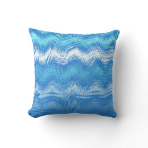 (voir la description) coussin bleu 3 de motif de