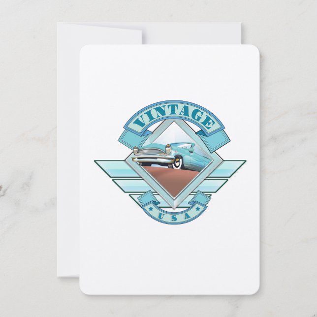 Voir l'affiche de vol style America Vintage 50's (Devant)