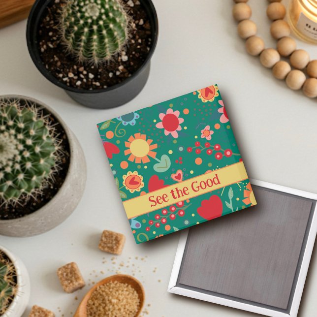 Voir le bon aimant sur mesure d'intégrité florale (Créateur téléchargé)