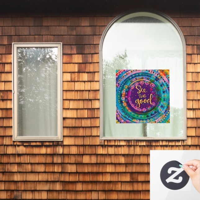 Voir le Bon « Inspirivité » Autocollant de Fenêtre (Fenêtre d'accueil)