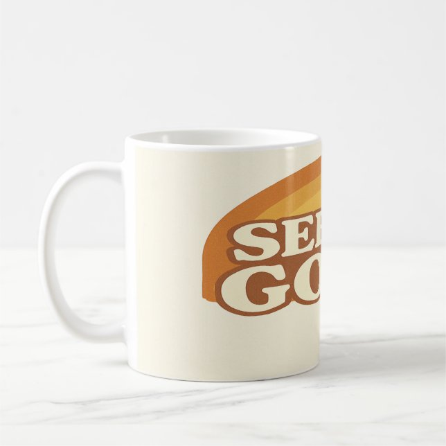 Voir le bon - Retro Positive Vibes Mug (Gauche)