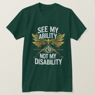 Voir Ma Capacité - Habilitation T-shirt Design