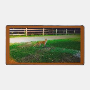 Voir Vous Red Fox Bureau Mat