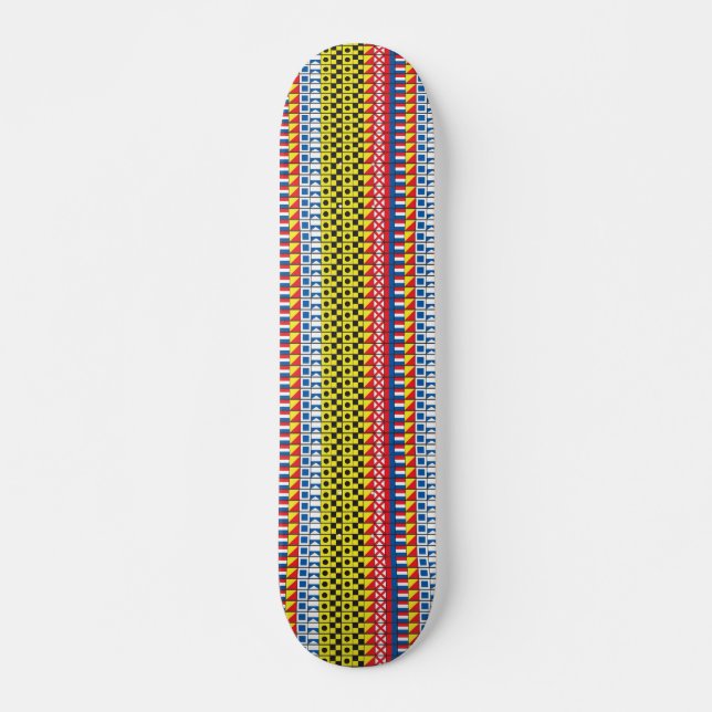 Voir Worthy_Nautical Signal Flags Skateboard (Devant)