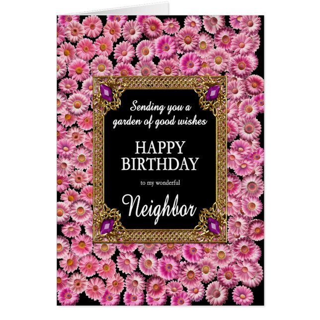 Voisin Anniversaire Rose Daisies (Devant)