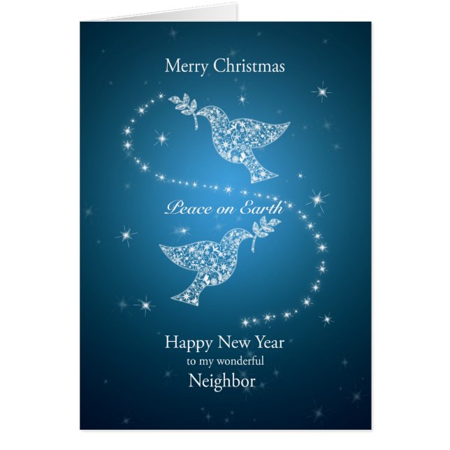 Voisin, colombes de Noël de paix (Devant)