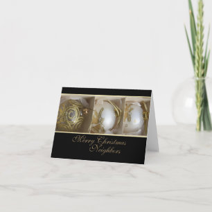 Voisins Joyeuse carte de Noël