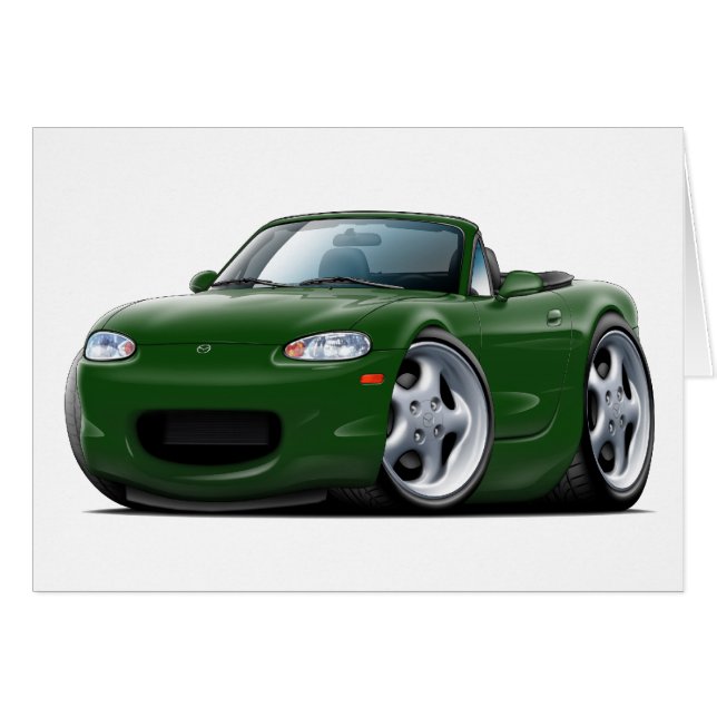 Voiture 1999-05 verte de Miata (Devant horizontal)
