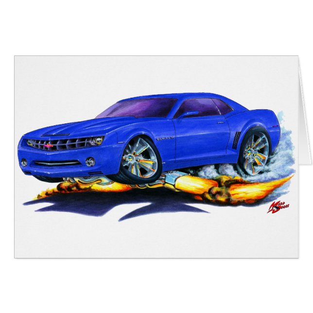 Voiture 2010 de bleu de Camaro (Devant horizontal)