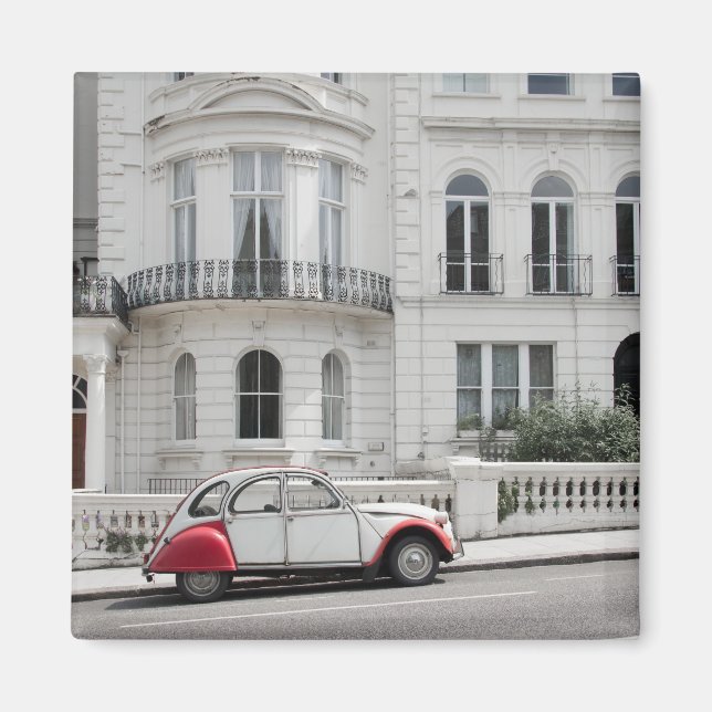 Voiture antique à Notting Hill Magnet : Londres (Devant)