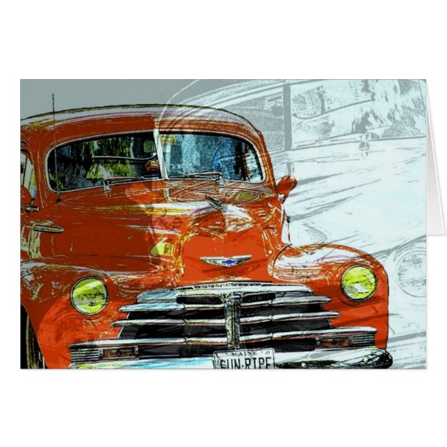 Voiture Antique Camion Toutes les occasions Carte  (Devant horizontal)