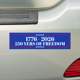 Voiture Autocollant 250 Ans de Liberté   USA 1776–2026