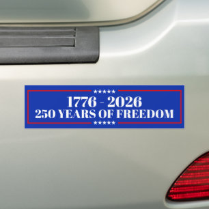 Voiture Autocollant 250 Ans de Liberté USA 1776–2026