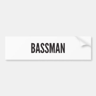Voiture Autocollant de Bassman