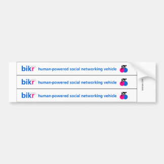 Voiture autocollant de bikr