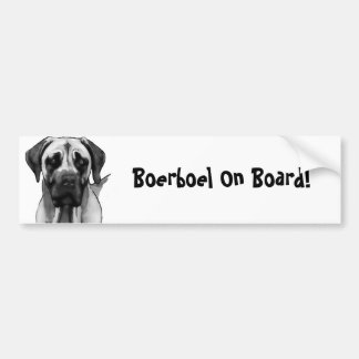 Voiture Autocollant de Boerboel Bumber