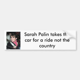 Voiture autocollant de bumber de sarah_palinride, Sarah