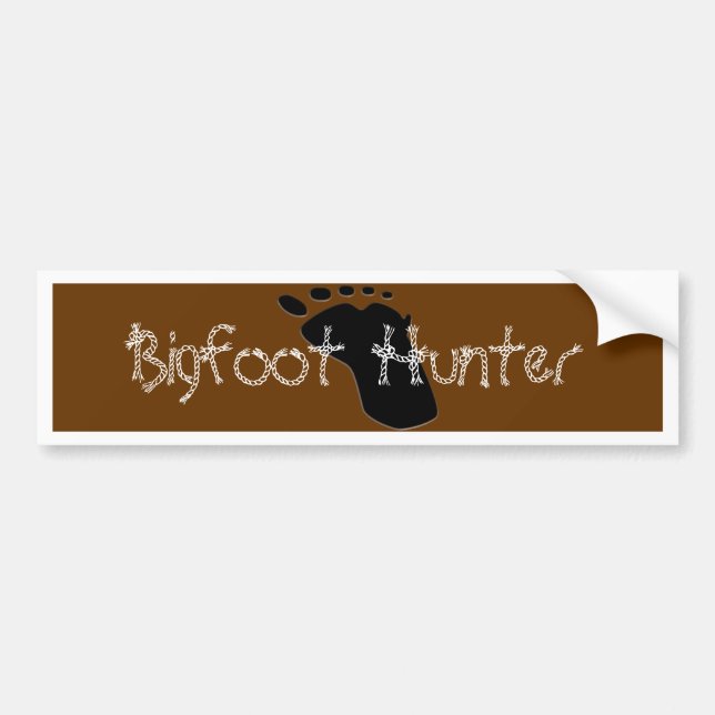 Voiture Autocollant de Bumpter de chasseur de Bigfoot (Devant)
