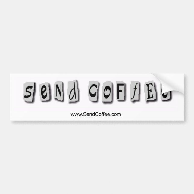 Voiture Autocollant de café (Devant)