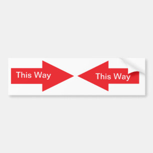 Voiture Autocollant de flèche