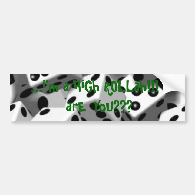 Voiture autocollant de high_rollah_Bumper (Devant)