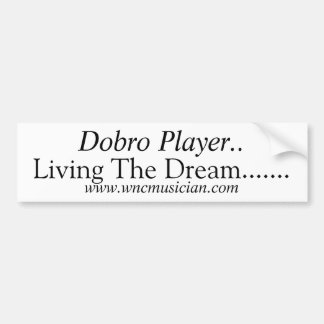 Voiture Autocollant de joueur de Dobro