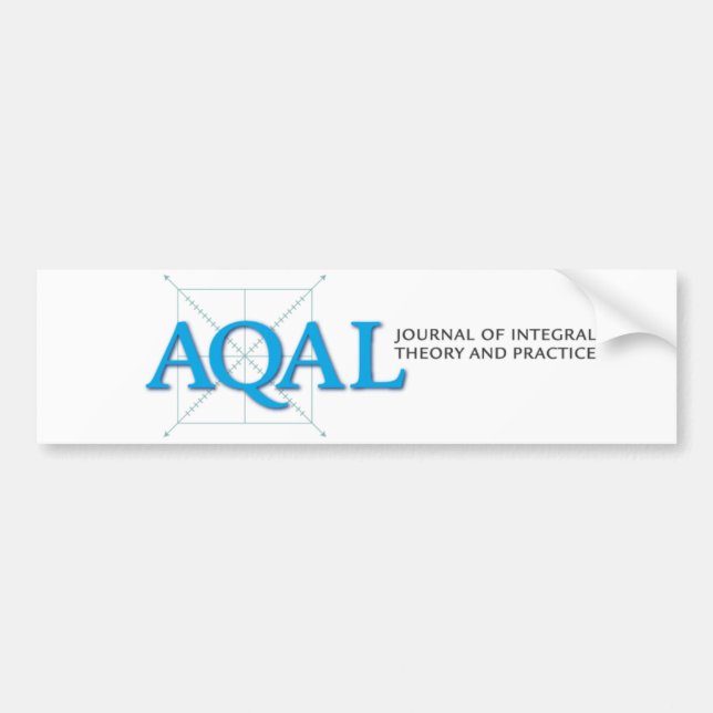 Voiture Autocollant de journal d'AQAL (Devant)