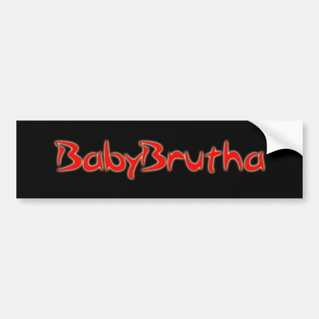 Voiture Autocollant de Logo_Bumper de BB de Myspace (Devant)