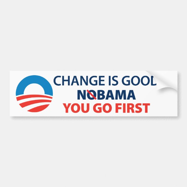 Voiture Autocollant de NOBAMA (Devant)