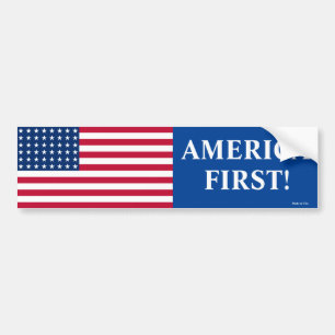 Voiture Autocollant de pare-chocs America First