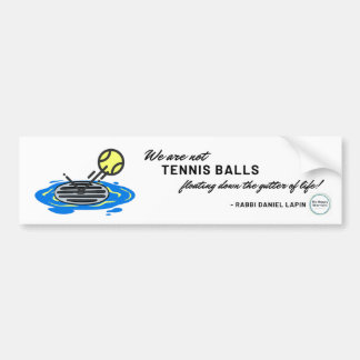 Voiture Autocollant de pare-chocs de balle de tennis