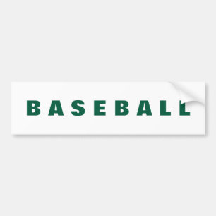Voiture Autocollant de pare-chocs de baseball