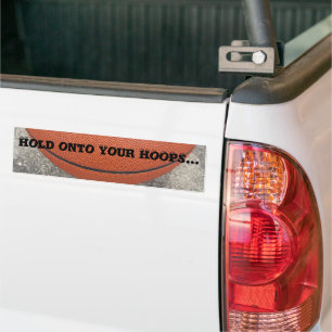Voiture Autocollant de pare-chocs de basket-ball Accrochez