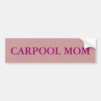 Autocollant de pare-chocs de covoiturage