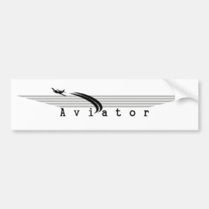 Voiture Autocollant de pare-chocs de l'aviateur