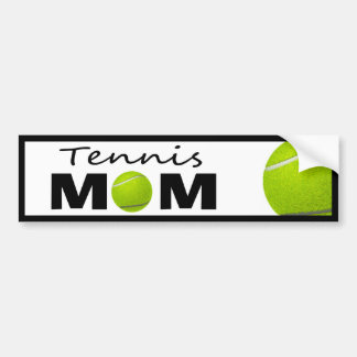 Voiture Autocollant de pare-chocs de mère de tennis