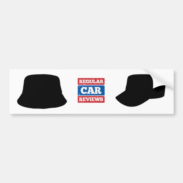 Voiture Autocollant de pare-chocs des Casquettes RCR (Devant)