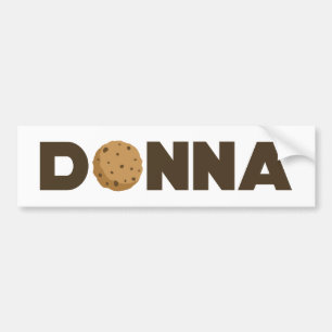 Voiture autocollant de pare-chocs Donna cookie