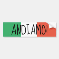 Autocollant de pare-chocs italien