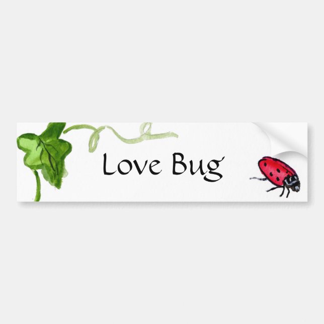 Voiture Autocollant de pare-chocs Lady Bug (Devant)
