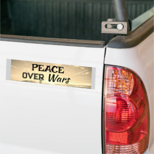 Voiture Autocollant de pare-chocs Paix plutôt que Guerres