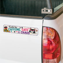 Autocollant de pare-chocs pour amateur de chats dr